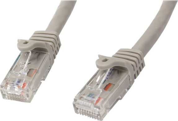 STARTECH 50cm Gray Snagless Cat6 Patch