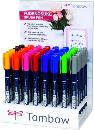 Tombow Fudensuke penn hard display (48)