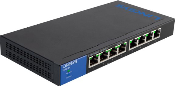 LINKSYS LGS108P Unmanaged Switch PoE 8p