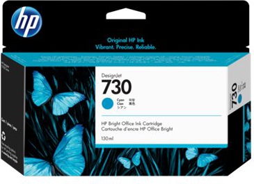 HP 730 130 ml Cyan Ink Cartridge