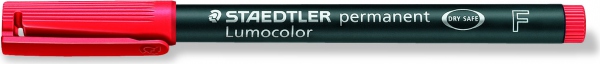 STAEDTLER Merkepenn Lumocolor Perm. 0,6mm rd