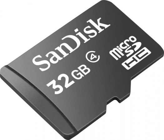 SANDISK 32GB microSDHC inkl SD Adapter