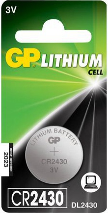 Batteri GP Lithium CR2430 3V