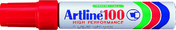 Artline 100 Permanent Merkepenn Blister rd