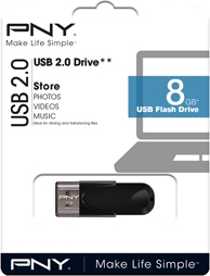 USB 2.0 Attache 4 8GB, Black