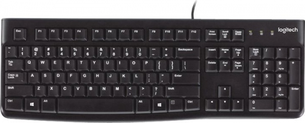 LOGI K120 Corded Keyboard black (DE)