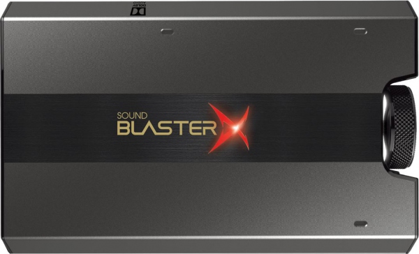 Sound BlasterX G6 External USB Sound Card, Black