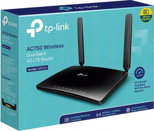 TP-LINK AC750 Wireless Dual Band 4G