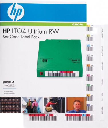 HP Strickcode etiquette Ultrium4 100BL