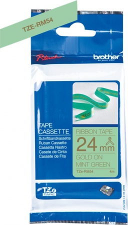 Brother TZeR satin tape 24mm x 4m Gull p mintgrnn