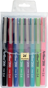 Fineliner Artline 200 Fine 0.4 8/etui