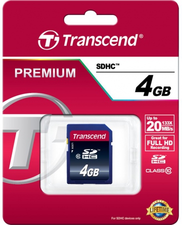 TRANSCEND SDHCCard 4GB SDcard 2.0