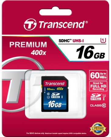 TRANSCEND 16GB SDHC Class10 UHS-I 300X