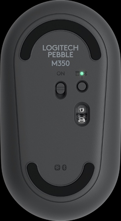 Logitech Pebble M350 Wireless Mouse, Graphite