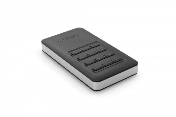 Store &#039;n&#039; Go Portable SSD w/Keypad Access 256GB, Black