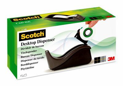 Scotch 810 C60BK Teipdispenser sort + 1 rl. teip