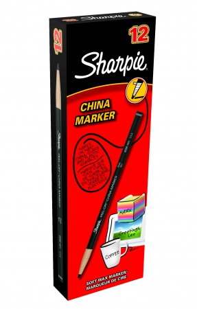 Marker Sharpie China 2,0mm sort