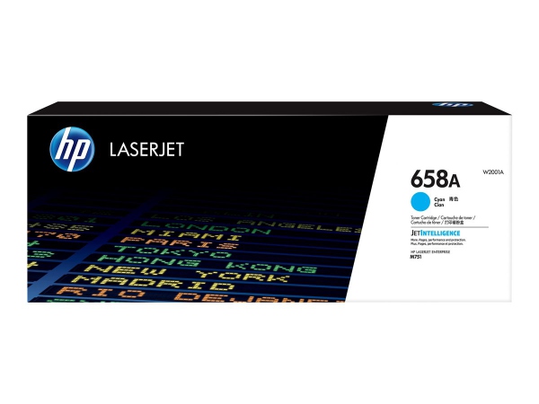 HP Toner Cyan 658A (6000 sider)