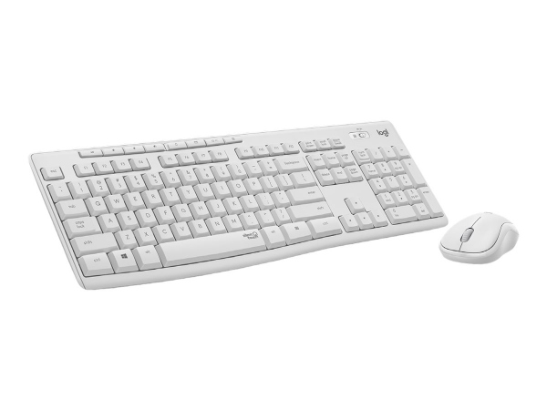 MK295 Silent Wireless Combo Desktop set, Off White (Nordic)