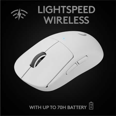 PRO X SUPERLIGHT Wireless Gaming Mouse, White