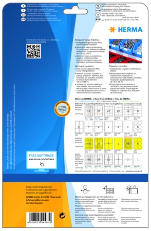 Herma Etiketter Slitesterke A4 48,3x25,4 (440)