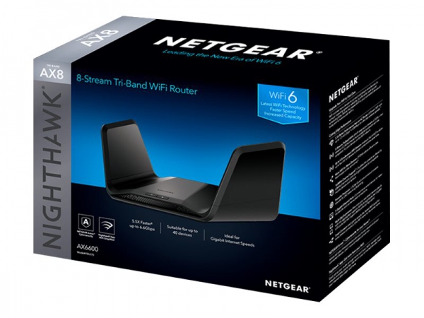 NETGEAR 5PT Tri-Band Ax6600 Router