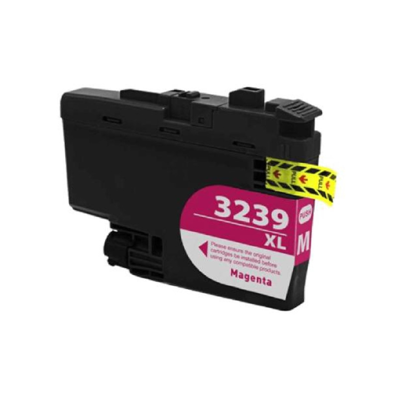 BildeBlekkpatron, erstatter Brother LC3239XLM Magenta (5000 sider)