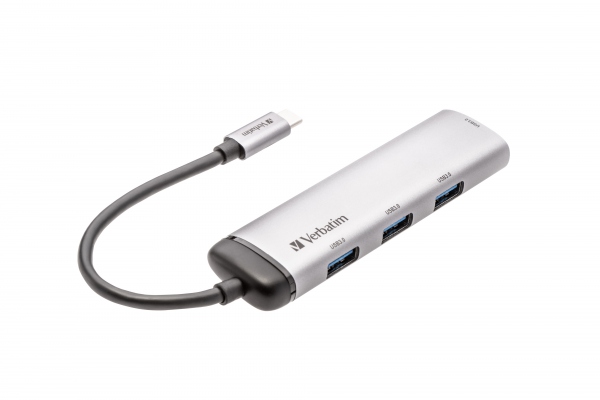 USB-C Multiport Hub 4 x USB 3.2, Silver