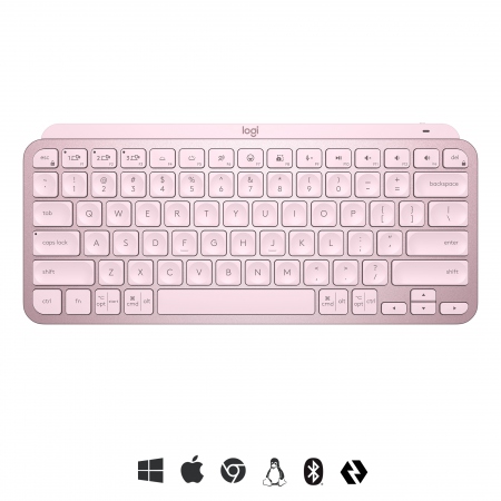 MX Keys Mini Minimalist Wireless Keyboard, Rose (Nordic)