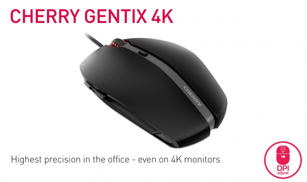 Cherry Gentix 4K Mouse, Black