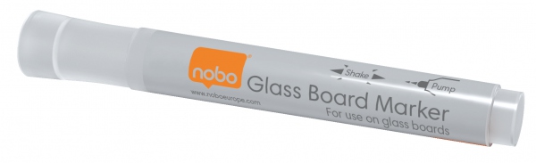 Whiteboardpenn Glass Nobo Hvit (4)