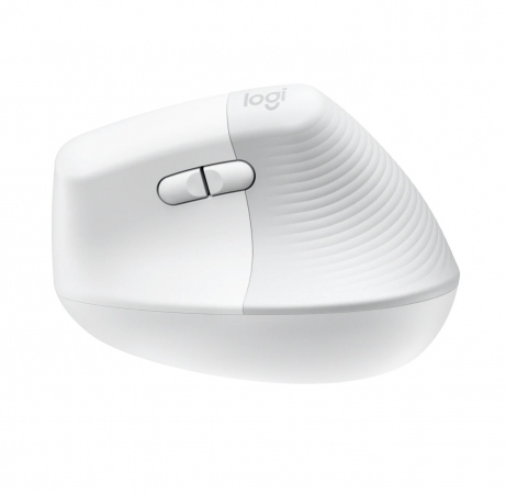 Logitech Lift Right Vertical Ergonomic Mouse, Off-white/Pale