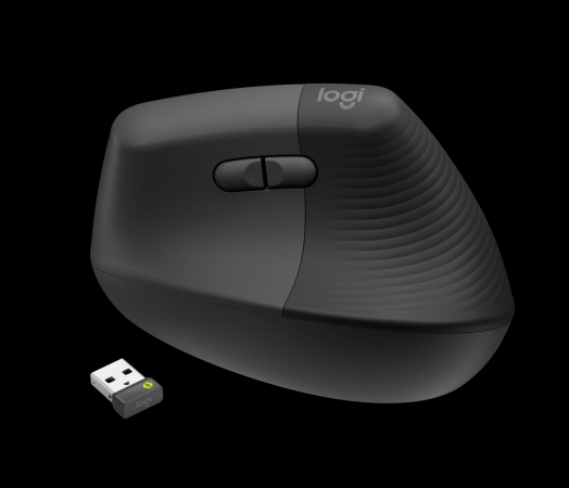 Logitech Lift Vertical Ergonomic Mouse for Business, Graphit