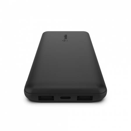 10K Power Bank w/USB-C 15W, Black