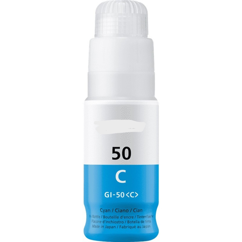 BildeCanon Blekkpatron GI-50 Cyan (70ml) - Erstatter 3403C001