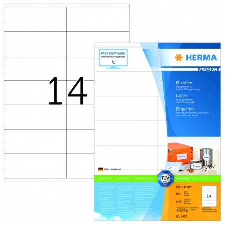 HERMA Labels Premium 105x41 (100)