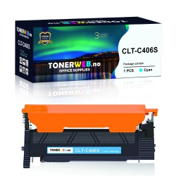 BildeSamsung Toner Cyan (1.000 sider) - Erstatter CLT-C406S