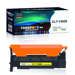 BildeSamsung Toner Gul (1.000 sider) - Erstatter CLT-Y406S