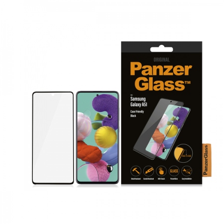 PanzerGlass Samsung Galaxy A51 Case Friendly, Svart