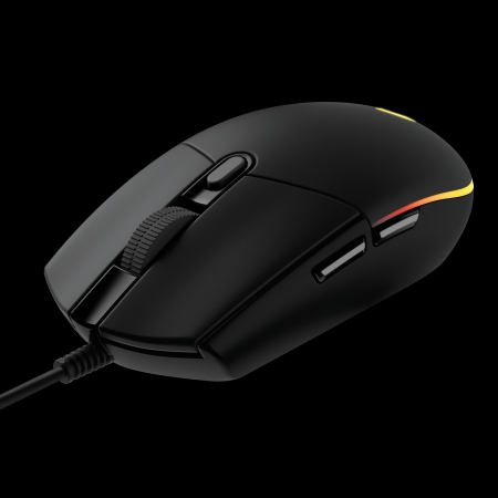 G203 LIGHTSYNC Gaming Mouse, Black