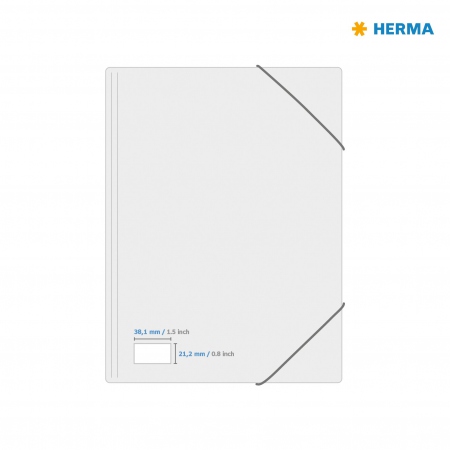 Herma Etiketter Resirkulert 38,1x21,2 Hvit (5200)