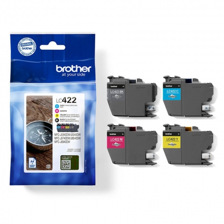 BROTHER Ink LC422VAL LC-422 Multipack