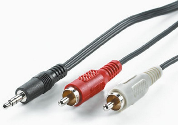 BildeROLINE Audio Cable 1x3.5mm M/ 2xRCA M 10m