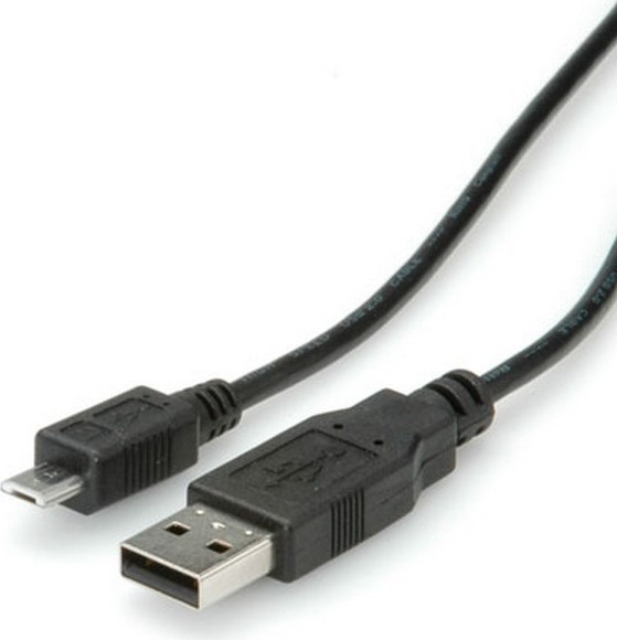 BildeROLINE USB 2.0 Cable,  Type A M Micro USB B M 3,0m