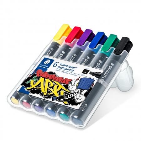 Marker Lumocolor permanent 6pcs.box