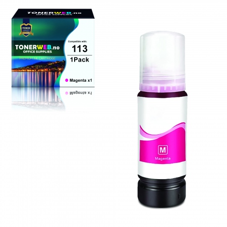 Epson Blekkpatron 113 Magenta (70ml) - Erstatter C13T06B340