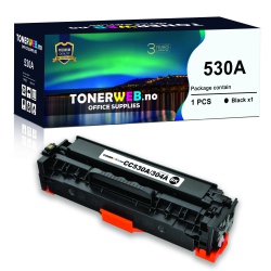 BildeTonerkassett, erstatter HP/Canon Toner Sort 530A/ 718(3...