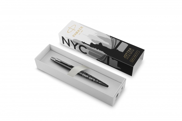 Parker kulepenn Jotter NYC Spec.Edition M bltt blekk eske