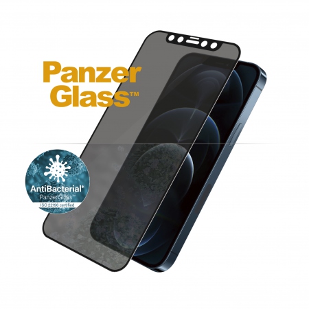 PanzerGlass iPhone 12 Pro Max (CF) Privacy, Black (AB)