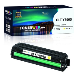 BildeSamsung Toner Gul (3.500 sider) - Erstatter CLT-Y506L